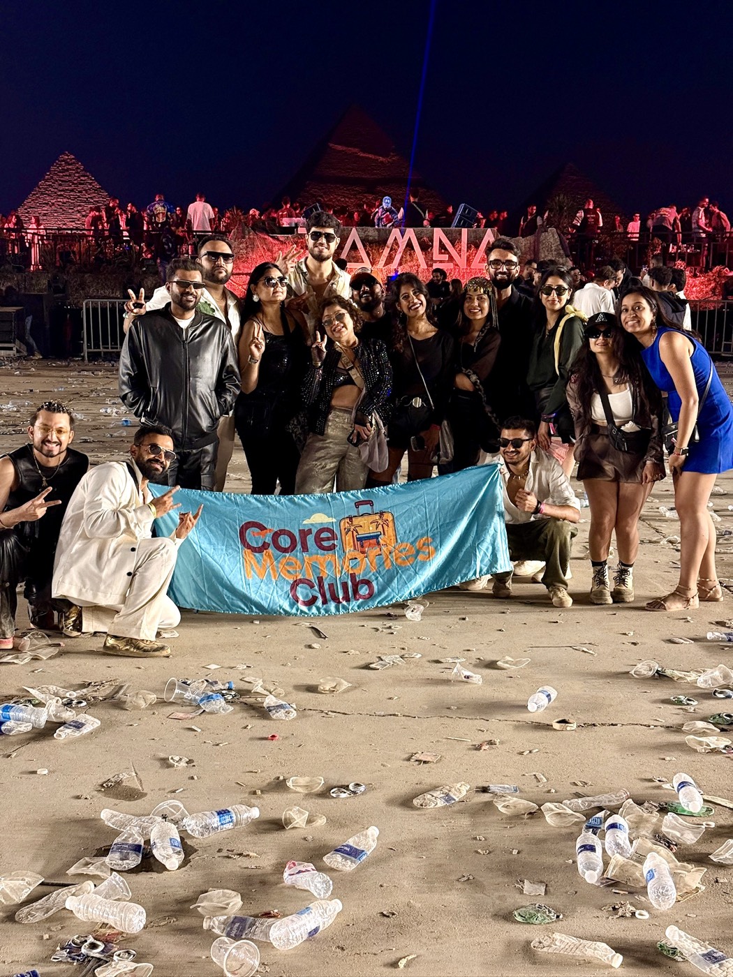 Core Memories Club at the Pyramids of Giza